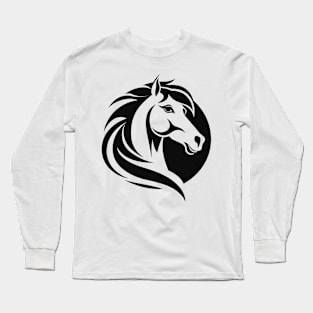 Horse head t-shirt Long Sleeve T-Shirt